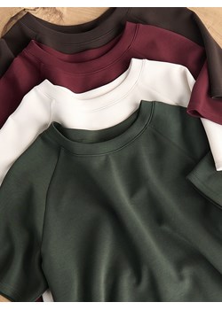 Reserved - T-shirt z modalem - beżowy ze sklepu Reserved w kategorii Bluzki damskie - zdjęcie 188954788