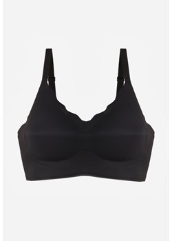 Czarny Usztywniany Biustonosz Bezszwowy Bez Fiszbin Pretiona ze sklepu born2be.pl w kategorii Biustonosze - zdjęcie 188955529