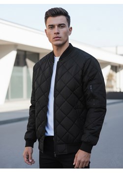 Kurtka męska pikowana bomber jacket czarna TX2215 ze sklepu DSTREET.PL w kategorii Kurtki męskie - zdjęcie 188956019
