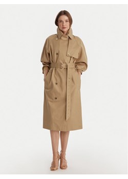 MICHAEL Michael Kors Trencz MR620FLKQH Beżowy Oversize ze sklepu MODIVO w kategorii Płaszcze damskie - zdjęcie 188956875