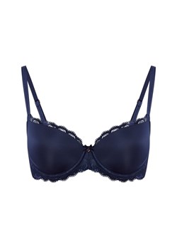 Lascana Damski biustonosz z fiszbinami Kobiety Sztuczne włókno granatowy jednolity ze sklepu vangraaf w kategorii Biustonosze - zdjęcie 188958267