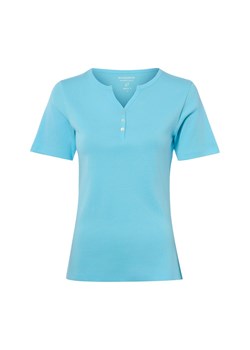 brookshire Koszulka damska Kobiety Bawełna turkusowy jednolity ze sklepu vangraaf w kategorii Bluzki damskie - zdjęcie 188958275