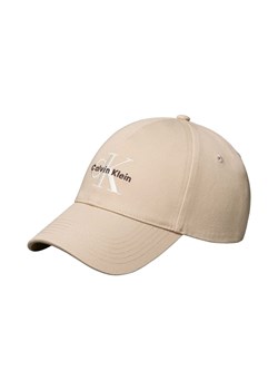 Calvin Klein Czapka męska Mężczyźni Bawełna taupe jednolity ze sklepu vangraaf w kategorii Czapki z daszkiem męskie - zdjęcie 188958278