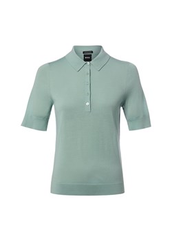 BOSS Damska koszula z wełny dziewiczej - Fidenka Kobiety wełna ze strzyży miętowy jednolity ze sklepu vangraaf w kategorii Bluzki damskie - zdjęcie 188958288