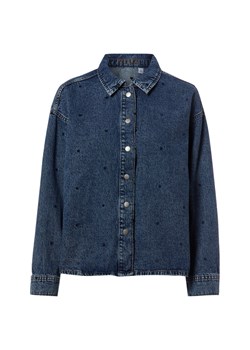 Vila Dżinsowa bluzka damska - VICreek Kobiety Jeansy medium stone jednolity ze sklepu vangraaf w kategorii Koszule damskie - zdjęcie 188958318