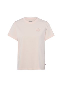 Levi's Koszulka damska Kobiety Bawełna (100%) brudny róż jednolity ze sklepu vangraaf w kategorii Bluzki damskie - zdjęcie 188958388
