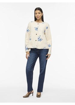 Vila Damska kurtka pluszowa - VIAda Kobiety piaskowy wzorzysty ze sklepu vangraaf w kategorii Kurtki damskie - zdjęcie 188958407