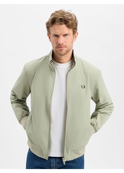 Fred Perry Kurtka męska Mężczyźni Sztuczne włókno seledynowy jednolity ze sklepu vangraaf w kategorii Kurtki męskie - zdjęcie 188958416