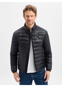 Blauer Męska kurtka pikowana - Sewall Mężczyźni Sztuczne włókno czarny jednolity ze sklepu vangraaf w kategorii Kurtki męskie - zdjęcie 188958426