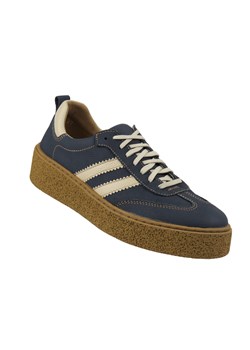 Skórzane półbuty damskie Nika Komfort 1503, bordowe ze sklepu ulubioneobuwie w kategorii Półbuty damskie - zdjęcie 188958518