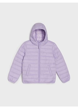 Sinsay - Pikowana kurtka puffer z kapturem - fioletowy ze sklepu Sinsay w kategorii Kurtki dziewczęce - zdjęcie 188959588