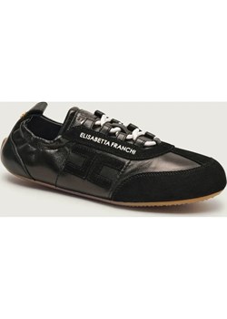 Elisabetta Franchi Skórzane sneakersy | zamsz ze sklepu Gomez Fashion Store w kategorii Buty sportowe damskie - zdjęcie 188960176
