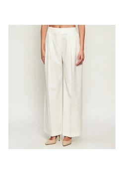 BOSS BLACK Wełniane spodnie TEXENA | Relaxed fit ze sklepu Gomez Fashion Store w kategorii Spodnie damskie - zdjęcie 188960236