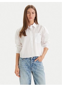 Calvin Klein Jeans Koszula LV047F148G Biały Relaxed Fit ze sklepu MODIVO w kategorii Koszule damskie - zdjęcie 188960337