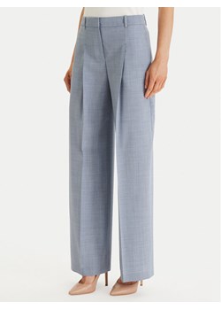 BOSS Spodnie materiałowe Tiana 4 50554965 Granatowy Regular Fit ze sklepu MODIVO w kategorii Spodnie damskie - zdjęcie 188960376