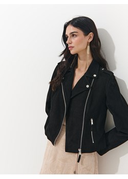 Mohito - Skórzana ramoneska - czarny ze sklepu Mohito w kategorii Kurtki damskie - zdjęcie 188960599