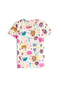 GATE Bawełniana koszulka z nadrukiem 7Y ze sklepu gateshop w kategorii Bluzki dziewczęce - zdjęcie 188960889