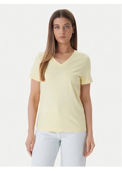 Calvin Klein Jeans T-Shirt Archive LV047B205G Żółty Regular Fit ze sklepu MODIVO w kategorii Bluzki damskie - zdjęcie 188961649