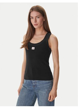 Calvin Klein Jeans T-Shirt LV047F355G Czarny ze sklepu MODIVO w kategorii Bluzki damskie - zdjęcie 188961657