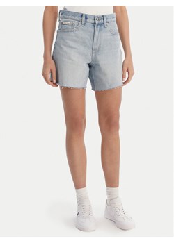 Calvin Klein Jeans Szorty jeansowe LV047F766G Niebieski Relaxed Fit ze sklepu MODIVO w kategorii Szorty - zdjęcie 188961675