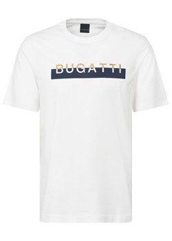 Bugatti T-Shirt 8350-75043C Biały Regular Fit ze sklepu MODIVO w kategorii T-shirty męskie - zdjęcie 188961686