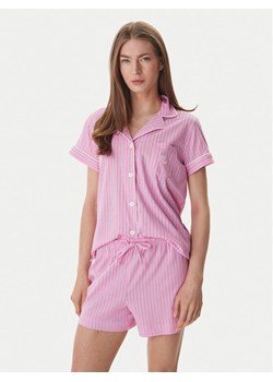 LAUREN RALPH LAUREN Piżama ILN12502 Różowy Regular Fit ze sklepu MODIVO w kategorii Piżamy damskie - zdjęcie 188961749
