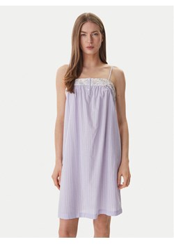 LAUREN RALPH LAUREN Koszula nocna ILN22497 Fioletowy Regular Fit ze sklepu MODIVO w kategorii Koszule nocne - zdjęcie 188961767
