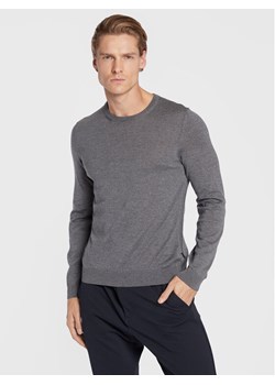 Boss Sweter Leno-P 50468239 Szary Slim Fit ze sklepu MODIVO w kategorii Swetry męskie - zdjęcie 188962595