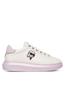 Sneakersy KARL LAGERFELD Kapri KL62530P Biały ze sklepu eobuwie.pl w kategorii Buty sportowe damskie - zdjęcie 188964508