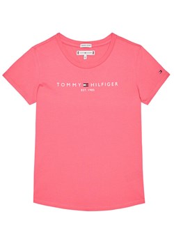Tommy Hilfiger T-Shirt Essential Tee KG0KG05242 D Różowy Regular Fit ze sklepu MODIVO w kategorii Bluzki dziewczęce - zdjęcie 188965126