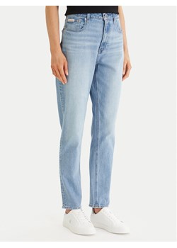 Calvin Klein Jeans Jeansy LV047E787G Niebieski Mom Fit ze sklepu MODIVO w kategorii Jeansy damskie - zdjęcie 188965176