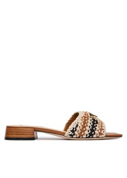 Klapki KARL LAGERFELD Petalo II KL80701C Écru ze sklepu eobuwie.pl w kategorii Klapki damskie - zdjęcie 188966448