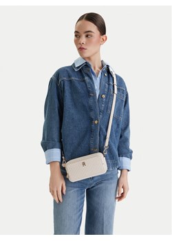 Torebka Tommy Hilfiger Th Daily Camera Bag Mono AW0AW18414 Biały ze sklepu eobuwie.pl w kategorii Listonoszki - zdjęcie 188966486