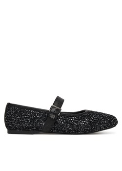 Baleriny Tommy Jeans Tjw Knitted Ballerina EN0EN03030 Czarny ze sklepu eobuwie.pl w kategorii Balerinki - zdjęcie 188966566