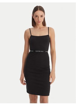 Calvin Klein Sukienka codzienna LV047F289G Czarny Slim Fit ze sklepu MODIVO w kategorii Sukienki - zdjęcie 188967559