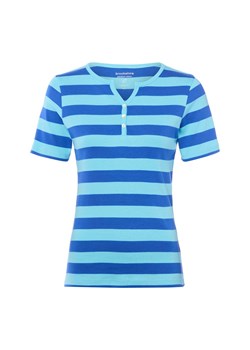 brookshire Koszulka damska Kobiety Bawełna turkusowy w paski ze sklepu vangraaf w kategorii Bluzki damskie - zdjęcie 188968926