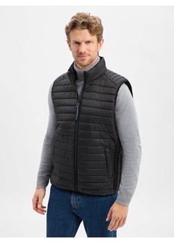 Nils Sundström Pikowana kamizelka męska - Fudo Mężczyźni czarny jednolity ze sklepu vangraaf w kategorii Kamizelki męskie - zdjęcie 188968945