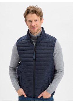 Nils Sundström Pikowana kamizelka męska - Fudo Mężczyźni granatowy jednolity ze sklepu vangraaf w kategorii Kamizelki męskie - zdjęcie 188968946