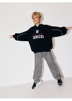 Reserved - Bawełniana bluza NHL New York Rangers - czarny ze sklepu Reserved w kategorii Komplety chłopięce - zdjęcie 188969048