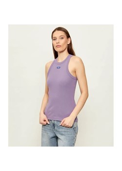 Hugo Blue Top Easy Tank_B | Slim Fit ze sklepu Gomez Fashion Store w kategorii Bluzki damskie - zdjęcie 188969257
