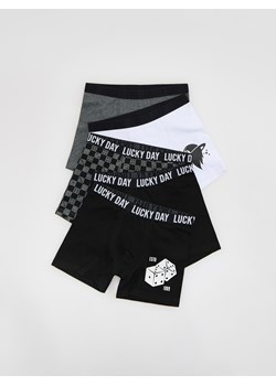 Reserved - Bawełniane bokserki 5 pack - ciemnoszary ze sklepu Reserved w kategorii Majtki dziecięce - zdjęcie 188970366