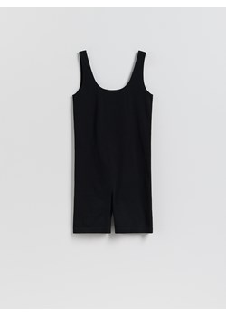Reserved - Prążkowany kombinezon - czarny ze sklepu Reserved w kategorii Kombinezony damskie - zdjęcie 188970388
