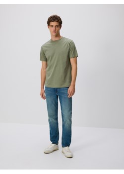 Reserved - Jeansy slim z efektem sprania - indigo jeans ze sklepu Reserved w kategorii Jeansy męskie - zdjęcie 188970477