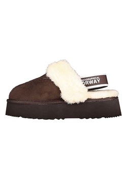Geographical Norway Kapcie "Oscara" w kolorze brązowym ze sklepu Limango Polska w kategorii Kapcie damskie - zdjęcie 188971447