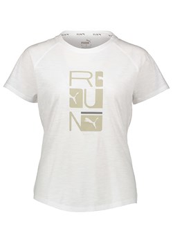 Puma Koszulka funkcyjna "Run" w kolorze białym ze sklepu Limango Polska w kategorii Bluzki damskie - zdjęcie 188973226