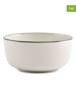 Salt and Pepper Miski (2 szt.) "Gravel" w kolorze białym - wys. 6,5 x Ø 14,5 cm ze sklepu Limango Polska w kategorii Naczynia - zdjęcie 188973438