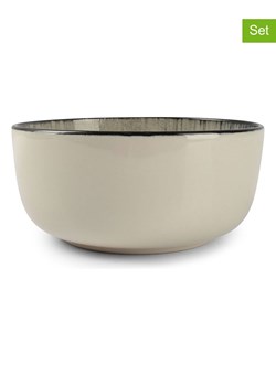 Salt and Pepper Miski (2 szt.) "Gravel" w kolorze beżowo-czarnym - wys. 6,5 x Ø 14,5 cm ze sklepu Limango Polska w kategorii Naczynia - zdjęcie 188973446