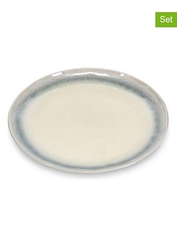 Salt and Pepper Talerze śniadaniowe (4 szt.) "Flint" w kolorze kremowym - Ø 22 cm ze sklepu Limango Polska w kategorii Naczynia - zdjęcie 188973448