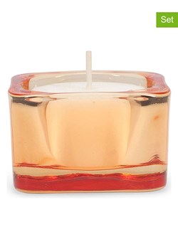 Salt and Pepper Świeczniki (2 szt.) "Mood" w kolorze pomarańczowym - 5 x 5 cm ze sklepu Limango Polska w kategorii Świeczniki - zdjęcie 188973476