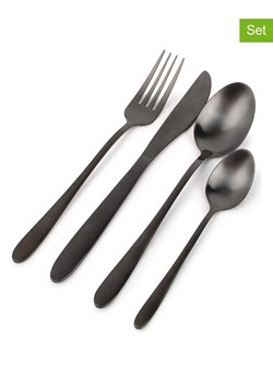 Salt and Pepper 24-częściowy zestaw sztućców "Slim" w kolorze czarnym ze sklepu Limango Polska w kategorii Sztućce - zdjęcie 188973515
